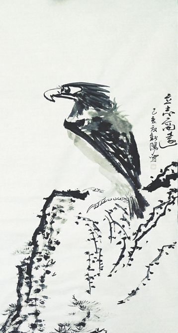 书画家靳新阳—— 以简约之笔抒写胸臆