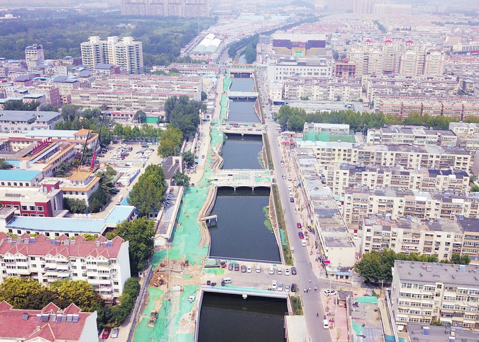 1.3公里9座桥 兴 济 河 上建“ 桥 阵 ”