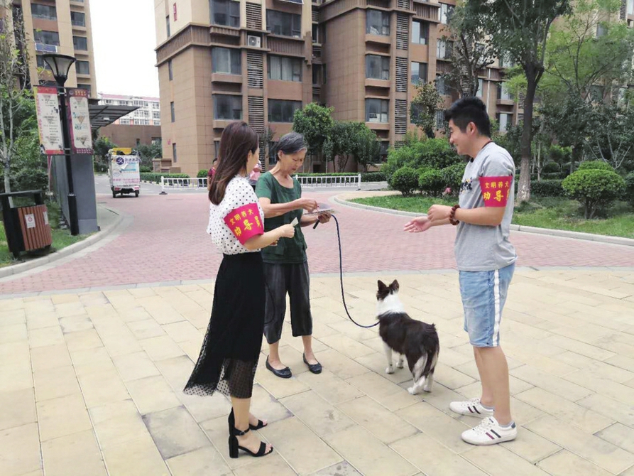 创城再出发品质再提升文明养犬一个人发起一群人接力