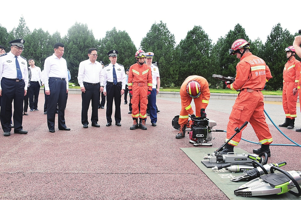 长清消防辖区连续18年未发生较大火灾 山水魅力长清离不开他们的保障