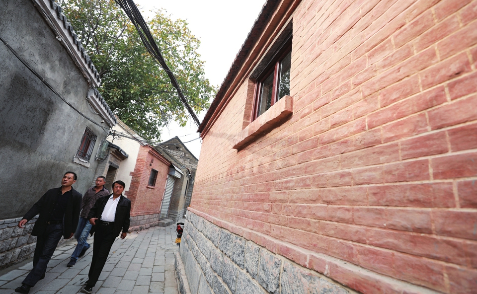 红砖墙面重现起凤桥街