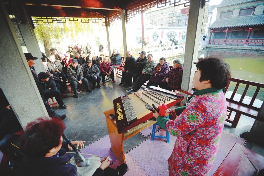 百花洲开启小剧场模式