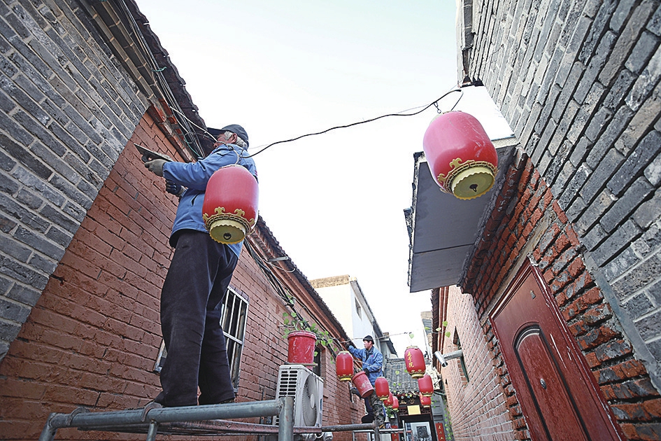 “双色”老街修旧如初