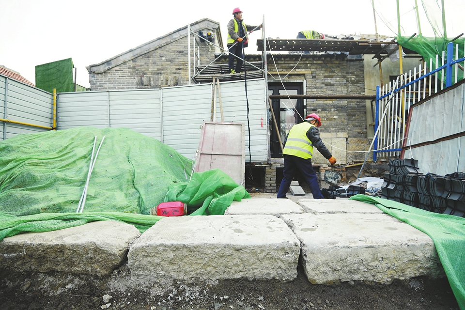 百年石板路重现泉城老城区