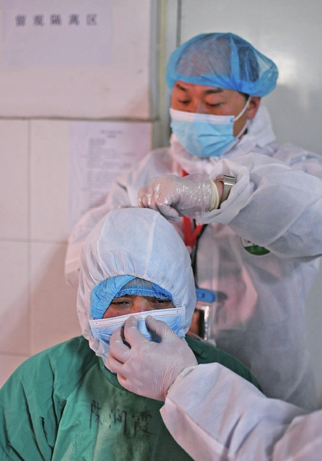 看不见你的脸 记得住你的暖——探访密切接触留观点的白衣战士