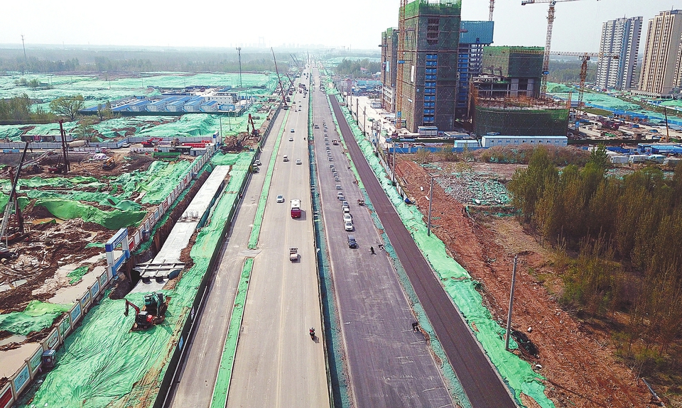 济南西城新通道渐成型