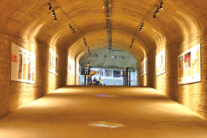 七个人防工程纳凉点免费开放