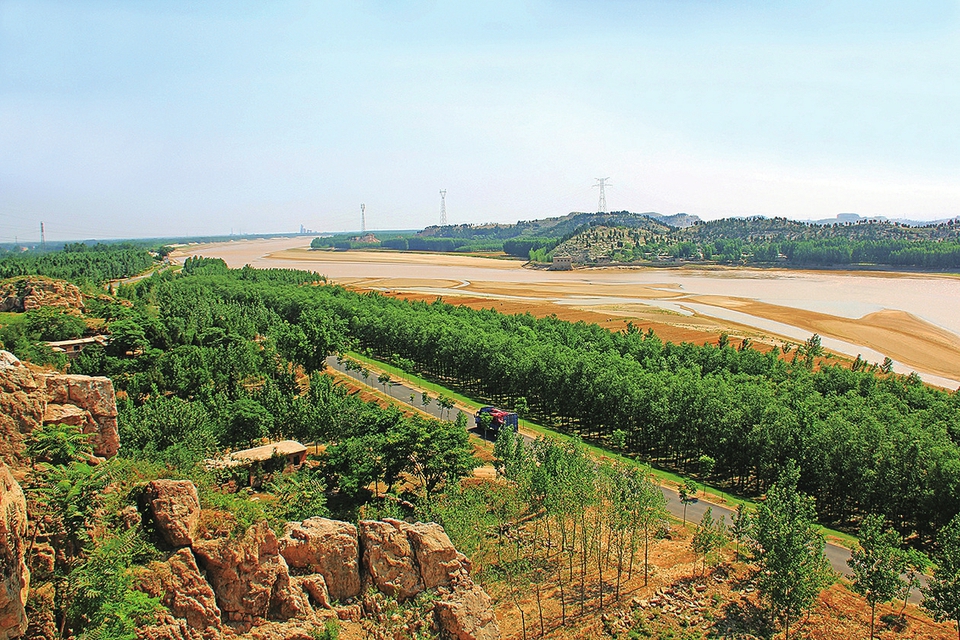 黄河下游最窄的河段、山东最大的灌区 大河奔流擘画绿色发展新画卷
