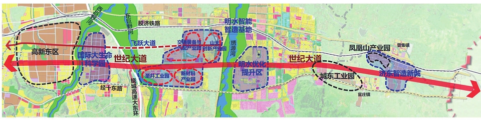 城市发展新格局之东强近期重点打造片区和项目行动方案确定 将着力打造八大重点板块