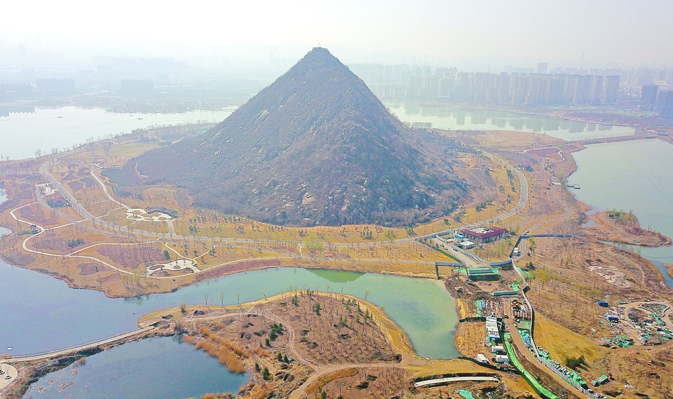 建新桥扩湖面 华山湖将环绕华山