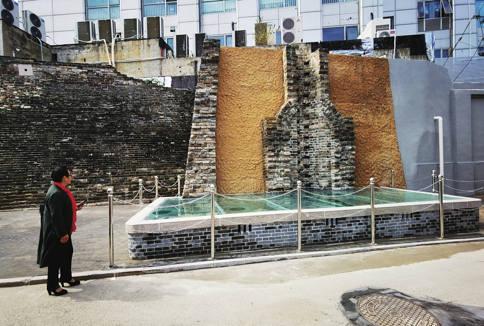 济南老城墙旗台修复完成对外开放