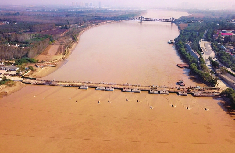 泺口等16座浮桥通车 山东解除黄河水旱灾害防御Ⅳ级应急响应