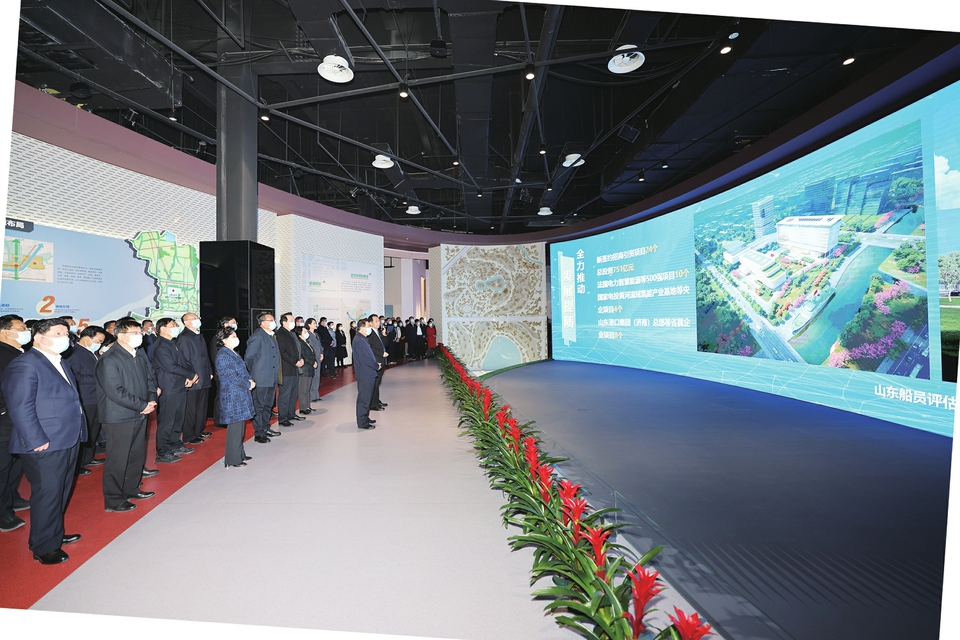 2021年全市重点项目建设观摩评议活动到天桥区起步区商河县济阳区考察 孙立成孙述涛殷鲁谦雷杰边祥慧参加活动