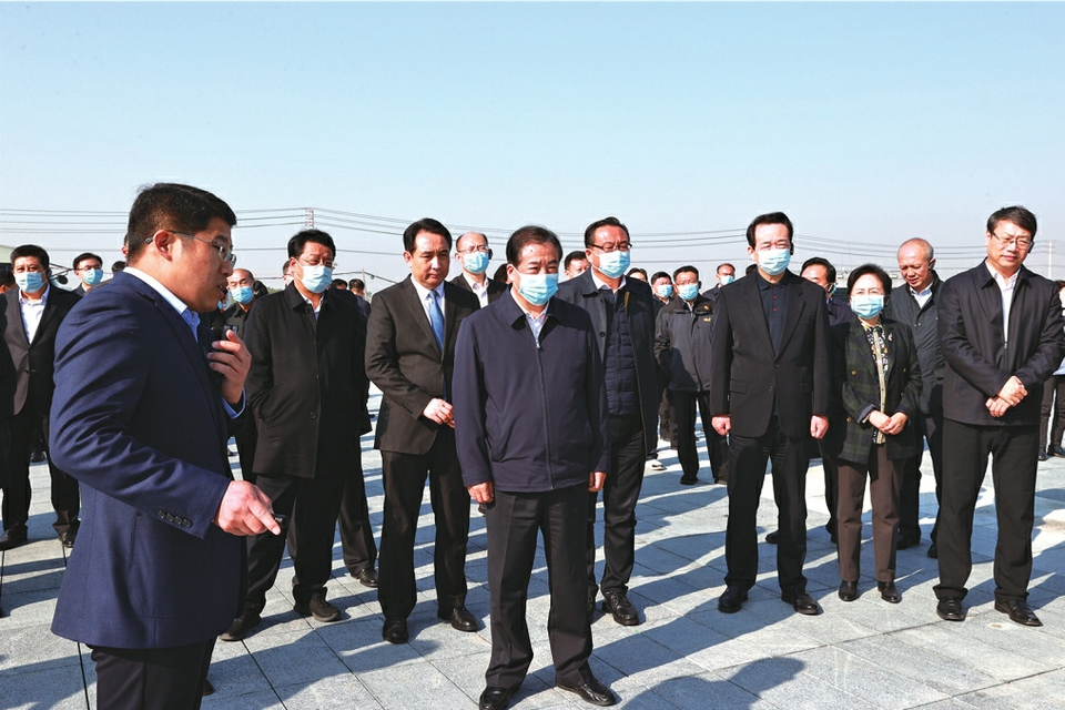 2021年全市重点项目建设观摩评议活动到天桥区起步区商河县济阳区考察 孙立成孙述涛殷鲁谦雷杰边祥慧参加活动