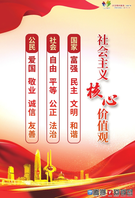 讲文明树新风公益广告：社会主义核心价值观