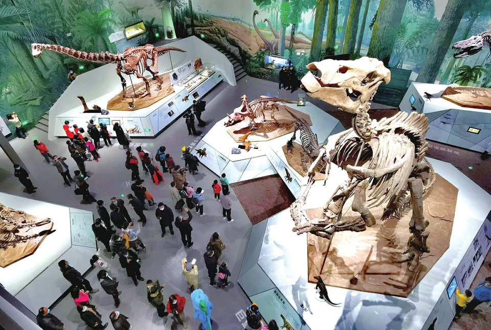 【我们的节日·春节】“穿越”白垩纪 探寻“晶·彩”世界 山东博物馆开启过年模式