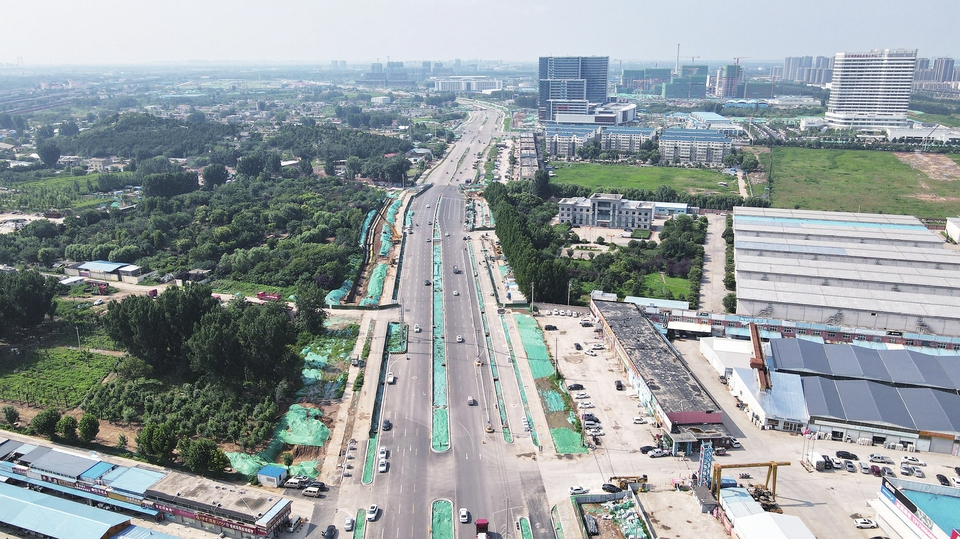 济南国际医学科学中心 南北主干道实现贯通