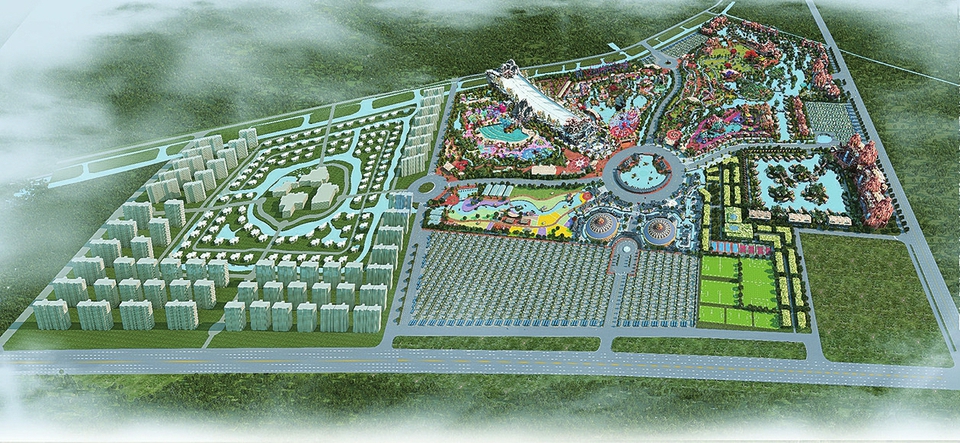 山东长鹿白云湖旅游休博园项目开工