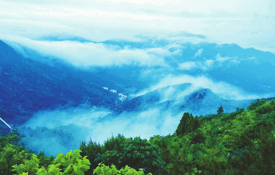 打卡济南跑马岭赏云海胜景 如梦如幻令人陶醉