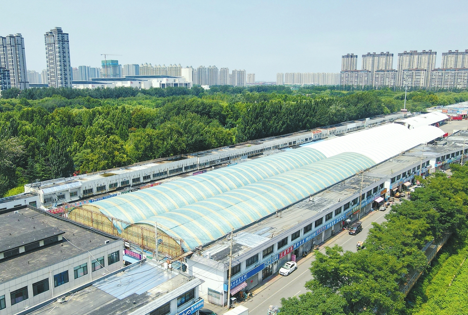 老屯农贸市场提档升级迎新生