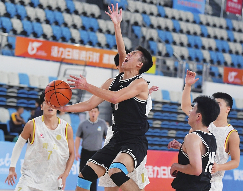 济南队夺省运会男篮甲组冠军