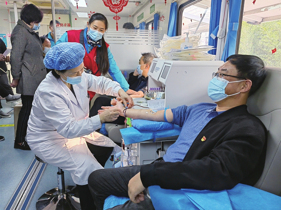 莱芜区开展2022年度无偿献血活动