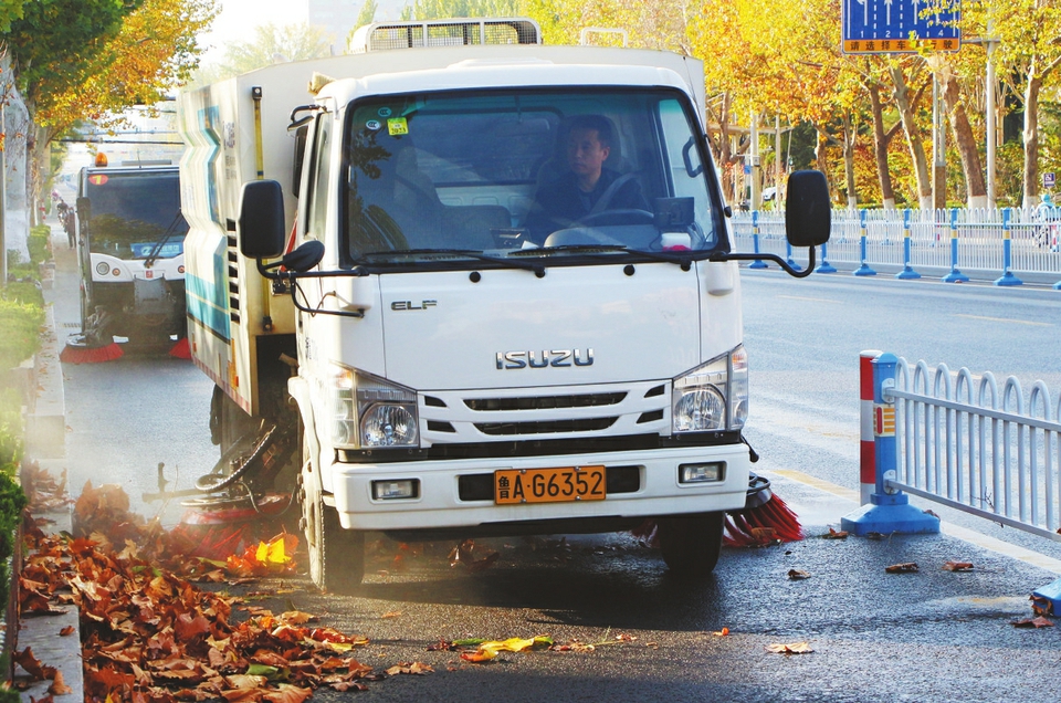 落叶清理在行动