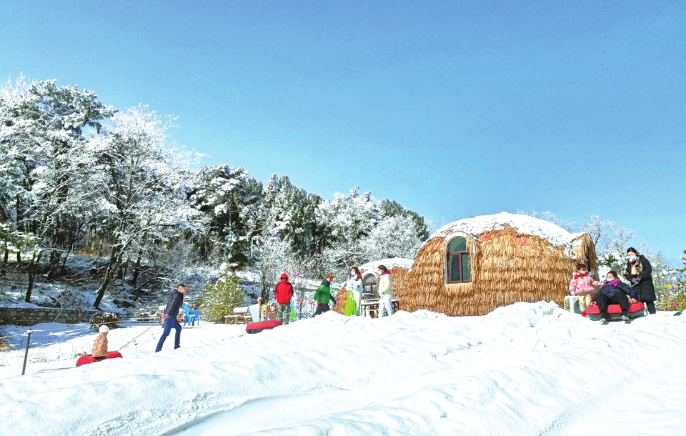 雾凇奇观初春再现