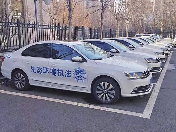 济南生态环境执法车有了标识