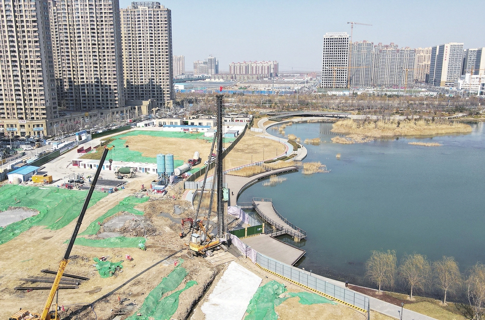 云锦湖公园康体项目开建