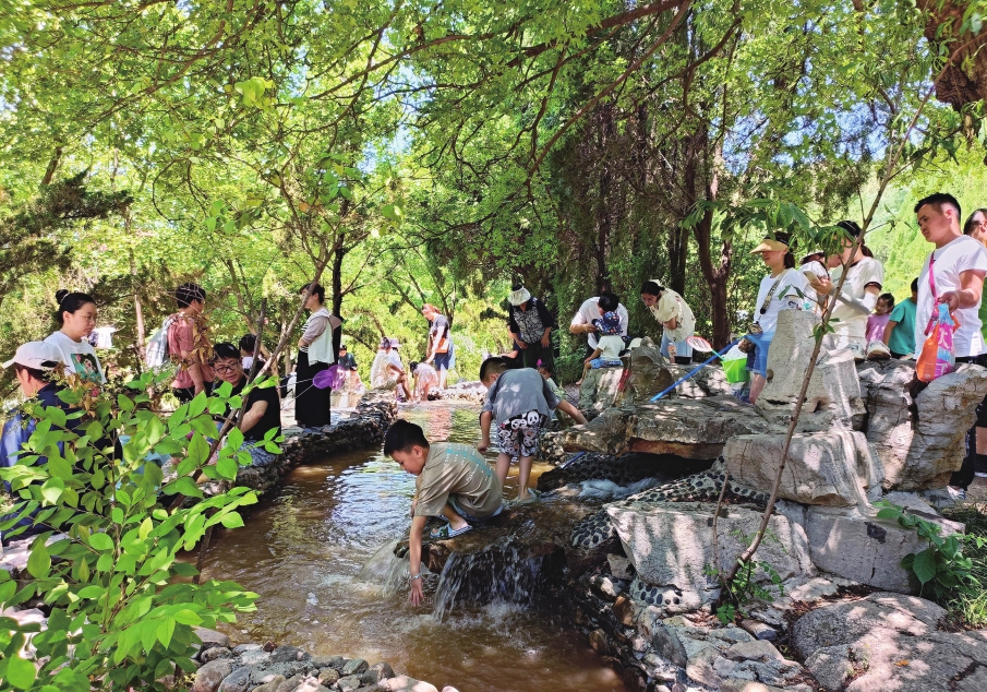 跑马岭“浑水摸鱼” 粽享森林清凉游