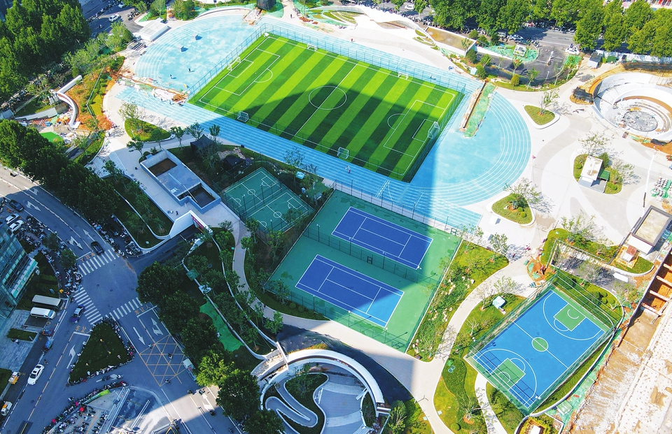 济南东部城区新添一处体育广场