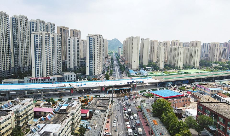 “牵手”成功！济南新建零点立交连接二环东路高架路  