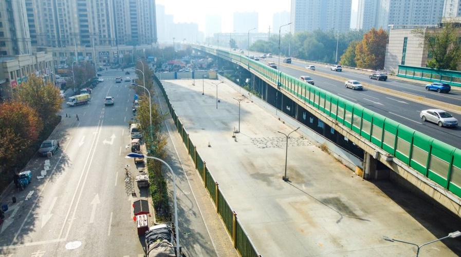 济南这家夜间菜市场搬迁，让路雨污分流工程建设